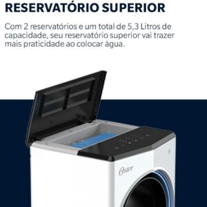 Climatizador de Ar 5,3L Oster Portátil 4 em 1-220V - Imagem 8