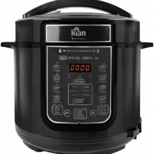 Panela de Pressão Elétrica Kian PPE-102 Capacidade 6 Litros Silenciosa 1000W Painel Digital com 14 Receitas Cuba Antiaderente (220, Volts) - Imagem 1