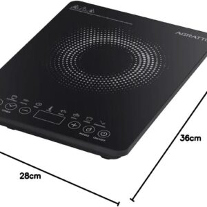 AGRATTO COOKTOP INDUCAO ACKI01I-02 PRETO 1 BOCA 2000W 220V - Imagem 2