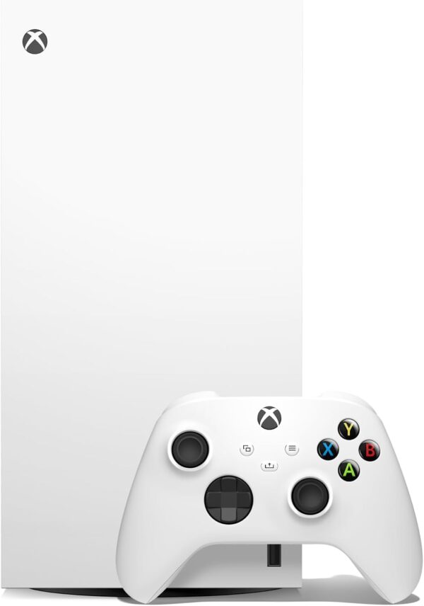 Xbox Series X - All Digital Gaming Console - 1TB SSD - Includes Wireless Controller - 4K Gaming - 120FPS - Robot White
