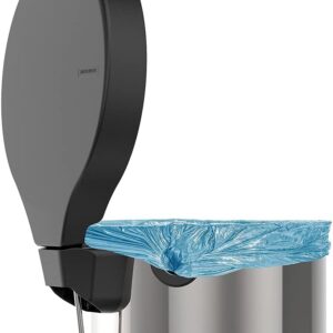 Lixeira com Pedal New Tramontina em aço inox 12 L | com Acabamento Polido - Imagem 7