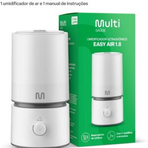 Umidificador Ultrassônico Easy Air 1.8L Branco Multi Saúde - HC290 - Imagem 7