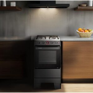 Fogão 4 Bocas Esmaltec Preto Ideal Super 4121 - Imagem 4