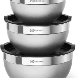 Conjunto de Bowls Electrolux Tigelas de Inox | com Tampa Plástica - Imagem 1