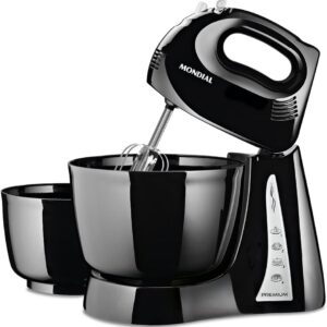 Batedeira Premium, Mondial, Preto/Inox, 500W, 220V - B-04 NP - Imagem 1