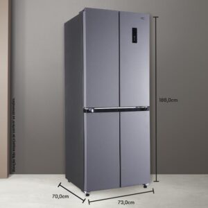 Geladeira Refrigerador HQ Frost Free Multidoor 426 Litros Prata HQ-426MDFF (220V) - Imagem 2