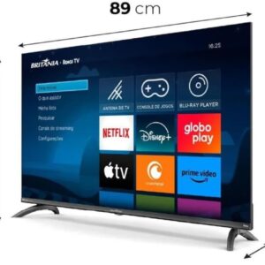Smart TV Britânia 40 Polegadas LED Full HD | ROKU TV, DOLBY AUDIO - Imagem 2