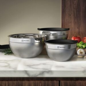 Conjunto de Bowls Electrolux Tigelas de Inox | com Tampa Plástica - Imagem 9