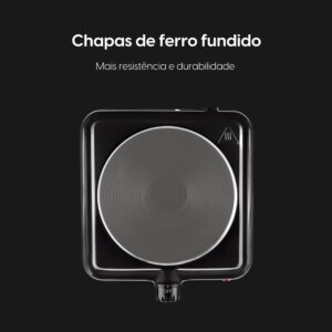 Fogão Elétrico Portátil Cooktop Elgin Single Cook 1 Boca - 220V - Imagem 7
