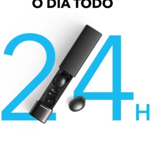 soundcore A30i da Anker, Fone de Ouvido Bluetooth 5.4 Sem Fio, com Cancelamento de Ruído Ativo, Design Tipo Batom, Compacto e Leve, 15H de Reprodução com ANC Ligado, IP54, fone TWS, Buds, Preto - Imagem 6