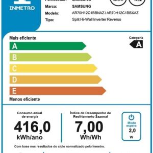 Samsung Ar-condicionado Inverter WindFree AI Black 12000 BTU QF 220V - Imagem 9
