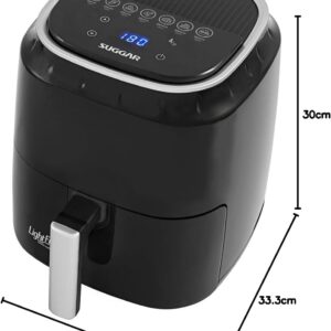 SUGGAR FRITADEIRA LIGHT FRY TOUCH CONTROL 4 LITROS PRETA 110V FT0041PT - Imagem 2