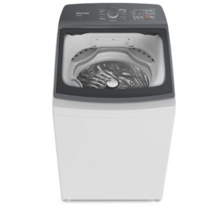 Lavadora de Roupas Brastemp 18kg Cesto Inox 12 Programas de Lavagem Branca BWF18AB - Imagem 1