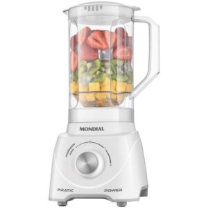 Liquidificador Mondial Pratic Power L-97-W 2 Velocidades + Pulsar 550W Branco - Imagem 1