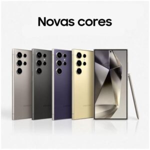 Smartphone Samsung Galaxy S24 Ultra 6,8" Galaxy AI 512GB Titânio Cinza 5G 12GB RAM Câm. Quádrupla 200MP + Selfie 12MP Bateria 5000mAh Dual Chip - Imagem 2