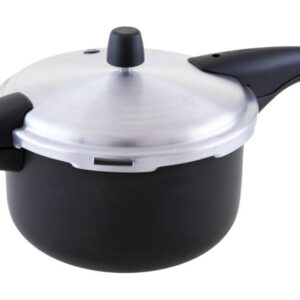 Panela de Pressão Tramontina Antiaderente 6L Preto e Prata Vancouver Effect - Imagem 1