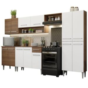 Armário de Cozinha Completa 293cm Emilly Madesa 01 - Imagem 2