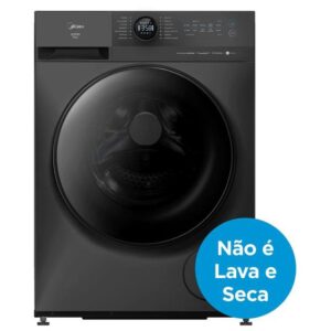 Lavadora de Roupas Midea Slim 11kg HealthGuard Smart Inverter Água Fria e Quente Titanium MF201W110WB/GK-01 - Imagem 2