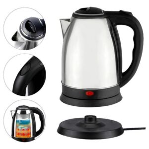 Chaleira Elétrica Portátil De Aço Inoxidável Com Desligamento Automático Para Café Chá Agua Linha Premium - Best - Imagem 1