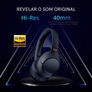 Headset Qcy H3 Anc Adaptativo Bluetooth 5.3 Multiponto 60h - Imagem 4