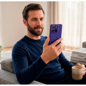 Motorola Edge 70 Fusion+ Roxo 5G 256GB 5G 24GB (12GB RAM + 12GB RAM Boost) Câmera 50MP Sony Lytia 710 Tela 1.5K Extreme Amoled 144Hz - Imagem 2