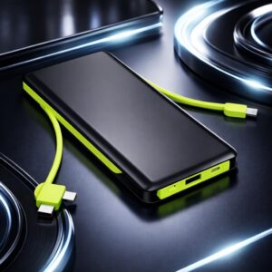 Carregador Portátil Power Bank Universal 20.000mAh, 2 portas USB + 1 porta USB-C, Indicador de bateria Carregamento Rápido Turbo Compatível com Todos Dispositivos Linha Rhead Premium - Imagem 1