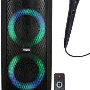 Moob Caixa de Som 400W Urban Com Dois Alto Falantes de 6,5" PMPO Iluminação em LED Bluetooth TWS - Imagem 1