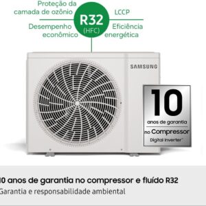 Samsung Ar-condicionado Inverter WindFree AI Black 12000 BTU QF 220V - Imagem 8