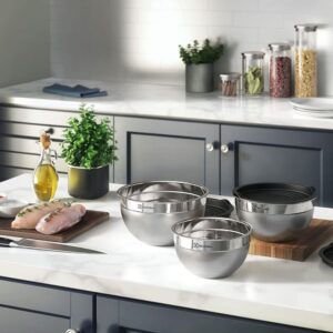 Conjunto de Bowls Electrolux Tigelas de Inox | com Tampa Plástica - Imagem 2