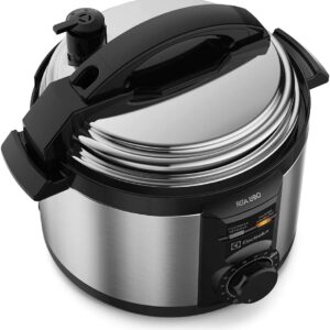 Electrolux Panela pressão elétrica capacidade 3L silenciosa segura 9 travas segurança timer feijão manter aquecido alça antitermica PCE15 inox 220v por Rita Lobo - Imagem 5