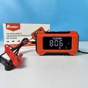 Carregador de Bateria Automotivo Inteligente 12V com Função Reparadora de Pulsos - Display Digital Bivolt para Carro, Moto, Caminhão e Veículos Agrícolas - Imagem 8