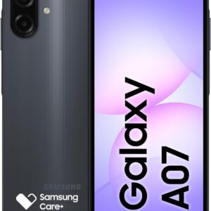 Celular Samsung Galaxy A07 256GB, 8GB, Câm. 50MP, Tela 6.7"- Preto - Imagem 1