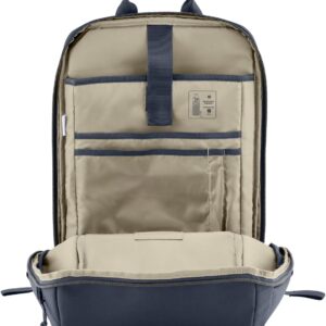 Mochila HP Travel - para Notebook de até 15,6 Polegadas, Multi-compartimentos, Expansível até 21L, com Alças Acolchoadas, Exterior Feito de Materiais Reciclados, Azul (6B8U7AA) - Imagem 5
