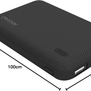 Geonav Power Bank, Carregador Portátil Universal 5.000mAh, 2 portas USB, Led Indicador de bateria, ES5KBK, Preto - Imagem 9