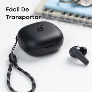 soundcore P20i da Anker, Fone de Ouvido Bluetooth 5.3, Graves Potentes, Drivers de 10mm, 30H de Reprodução, Resistência à Água, 2 Mics IA, Personalização de Som via App, Fone sem fio tws, Preto - Imagem 5