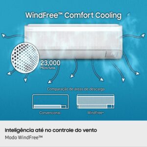 Samsung Ar-condicionado Inverter WindFree AI Black 12000 BTU QF 220V - Imagem 4