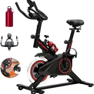 Bicicleta Ergométrica Bike Spinning | para Treino em Casa e Academia, Silenciosa, Ajustável, Confortável, Ideal para Cardio e Emagrecimento, Linha Fitness Premium - Imagem 1