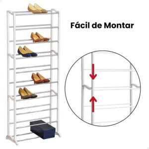 Sapateira e Organizador Multiuso Estante Organizadora Tênis Sapato Prateleira 10 Andares - Imagem 6
