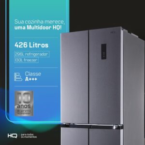 Geladeira Refrigerador HQ Frost Free Multidoor 426 Litros Prata HQ-426MDFF (220V) - Imagem 4