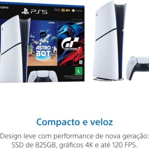 PlayStation®5 Slim Digital 825GB | Pacote ASTRO BOT e Gran Turismo 7 - Imagem 3