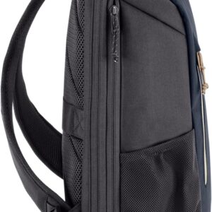 Mochila HP Travel - para Notebook de até 15,6 Polegadas, Multi-compartimentos, Expansível até 21L, com Alças Acolchoadas, Exterior Feito de Materiais Reciclados, Azul (6B8U7AA) - Imagem 3
