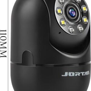 Câmera Wi-Fi Inteligente 360° Full HD 1080P – Minion Giratório com Rastreamento Automático, Visão Noturna, Áudio Bidirecional e Detecção de Movimento - Imagem 2