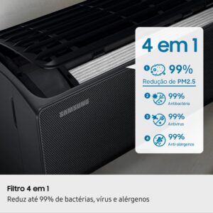 Samsung Ar-condicionado Inverter WindFree AI Black 12000 BTU QF 220V - Imagem 6