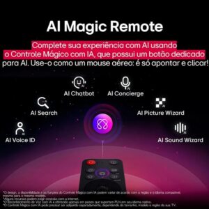 Smart TV 43' LG 43AU801C0SA 4K - Imagem 4