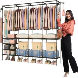 Organizador De Roupas Aberto 4 Colunas | Closet, Desmontável - Imagem 1