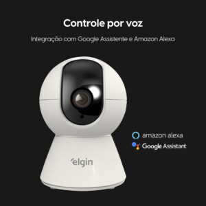 Câmera Rotativa Inteligente Elgin - Full HD 1080P, Áudio e Detecção de Movimento - Imagem 3