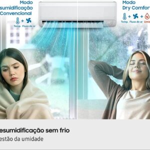 Samsung Ar-condicionado Inverter WindFree AI Black 12000 BTU QF 220V - Imagem 3