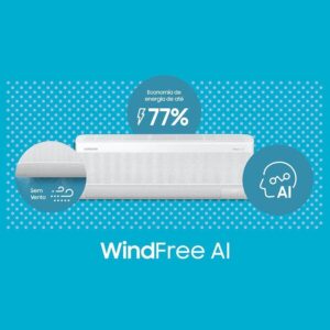 Ar Condicionado Split Hi Wall Samsung WindFree AI Inverter 12.000 Btus Frio 220v R-32 - Imagem 3