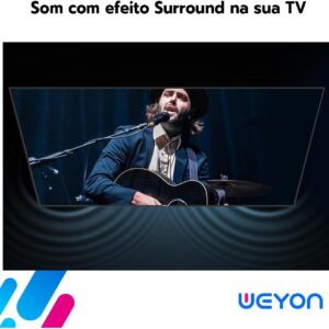 Smart Tv 24 Led Hd Weyon Android Tv Hdmi Usb Wifi 100/240v - Imagem 2