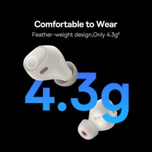 Fone de Ouvido Sem Fio Baseus Encok WM03 50horas V5.3 (Branco) - Imagem 2